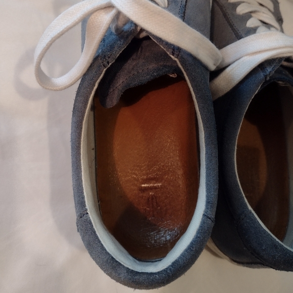 Frye Men's Blue Suede Sneakers - Picture 2 of 16